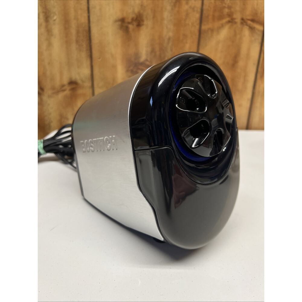 Bostitch QuietSharp Glow Classroom Electric Pencil Sharpener Silver/Black